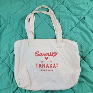 Tanaka Farms x Sanrio Hello Kitty Beige Reusable Carrying Tote Bag